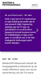 Mobile Screenshot of masters4professionals.com